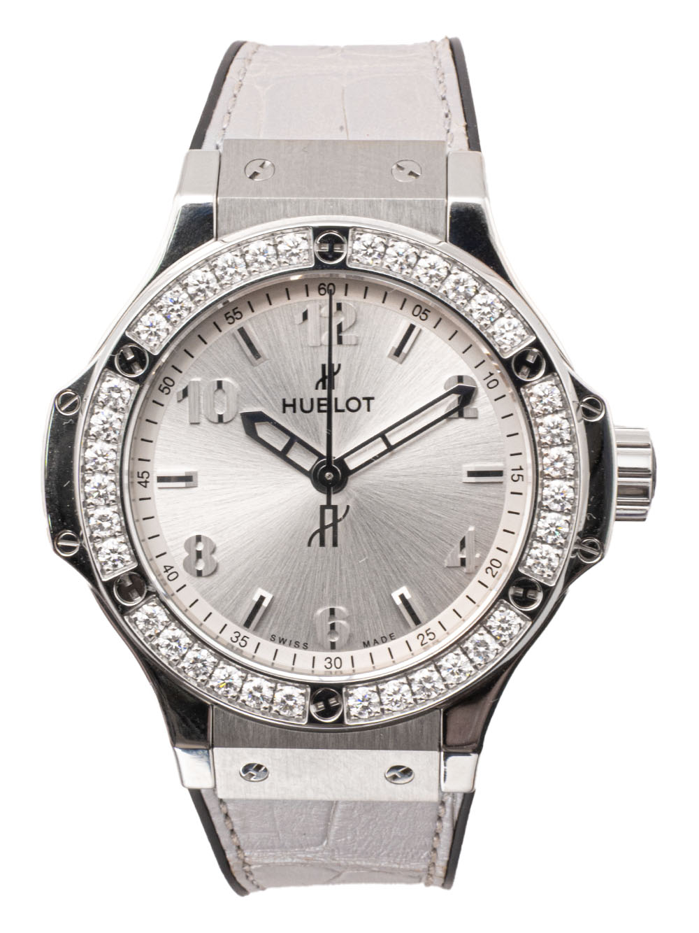 Hublot Big Bang Monochrome Steel Diamonds 361.SX.4310.LR.1204.JPN18