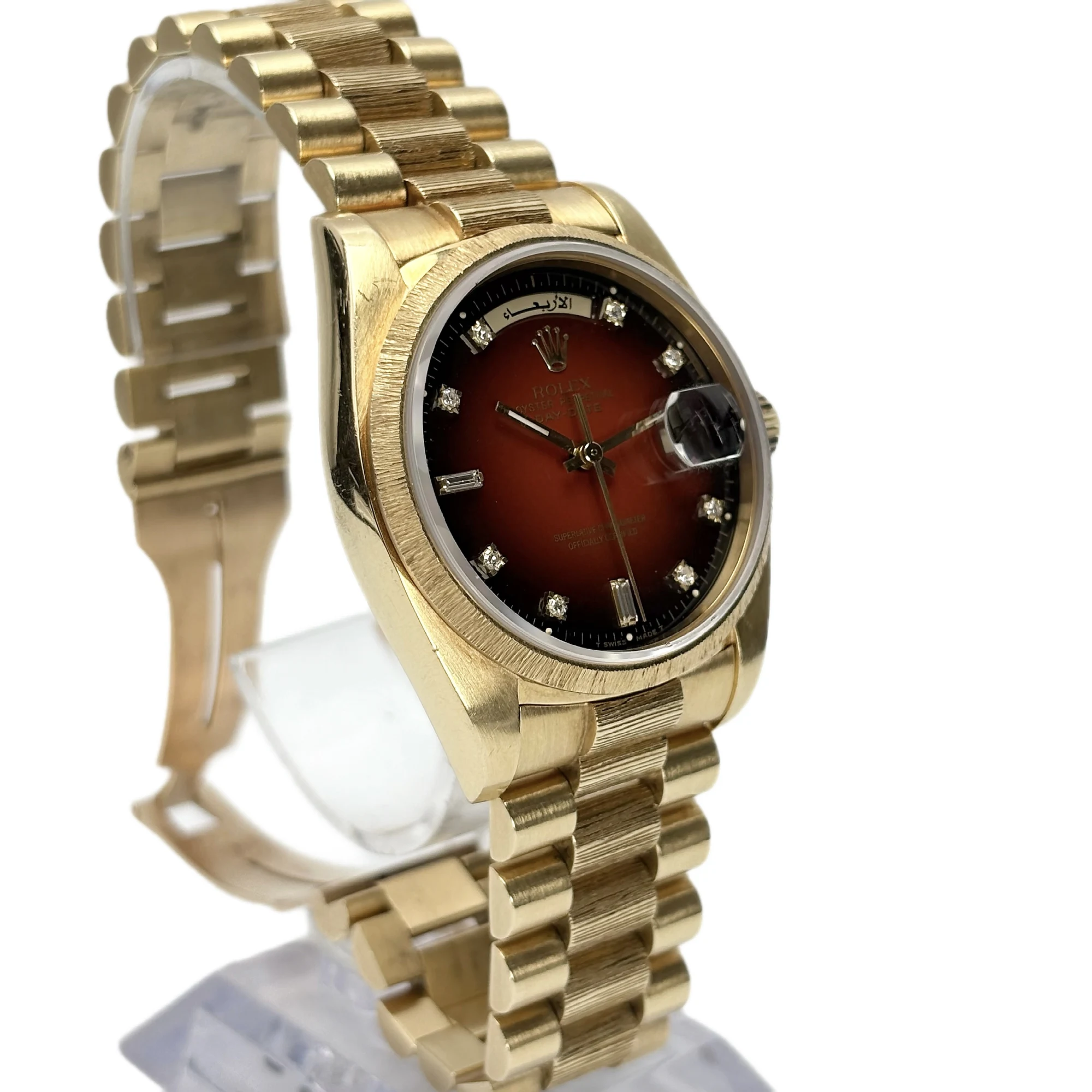 Rolex  Day-Date Oman logo limited edition with seddiqi paper reference 18078 luxury watch — view 2