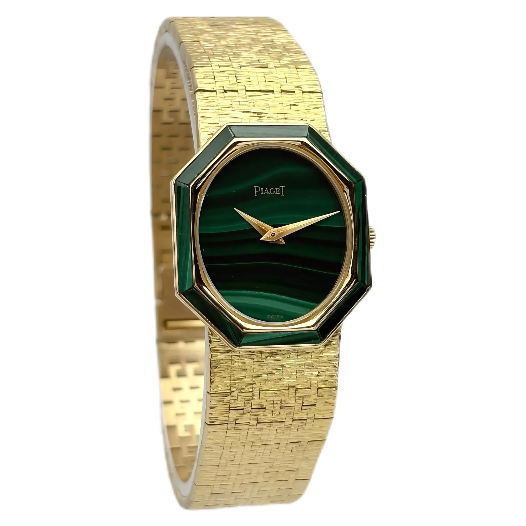 Piaget Emperador Gold Malachite reference 9341 luxury watch — view 2