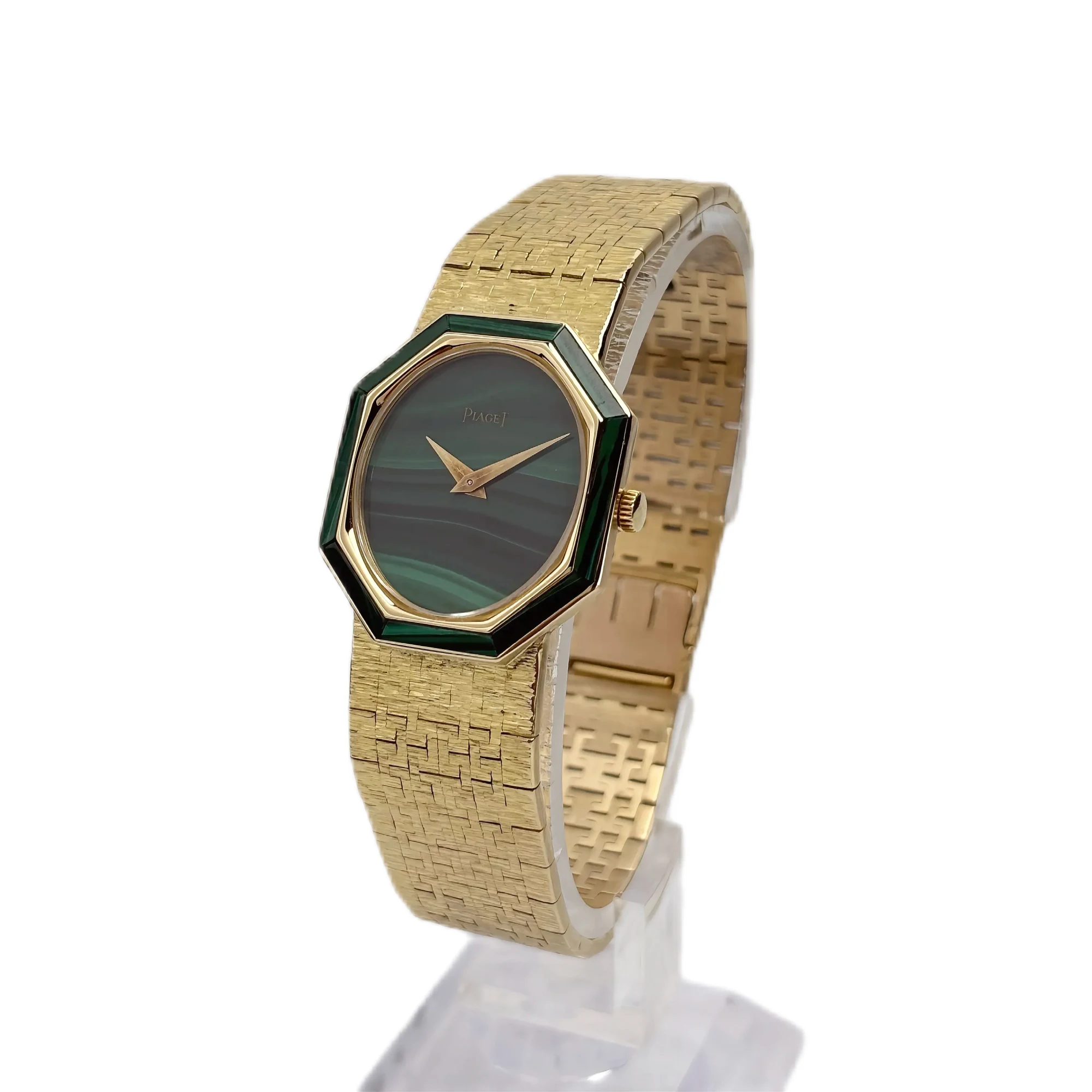 Piaget Emperador Gold Malachite reference 9341 luxury watch — view 3
