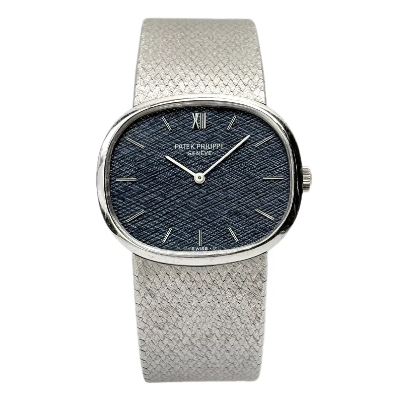 Patek Philippe Golden Ellipse Special Dial 3545/2 – 32 × 27 mm White Gold