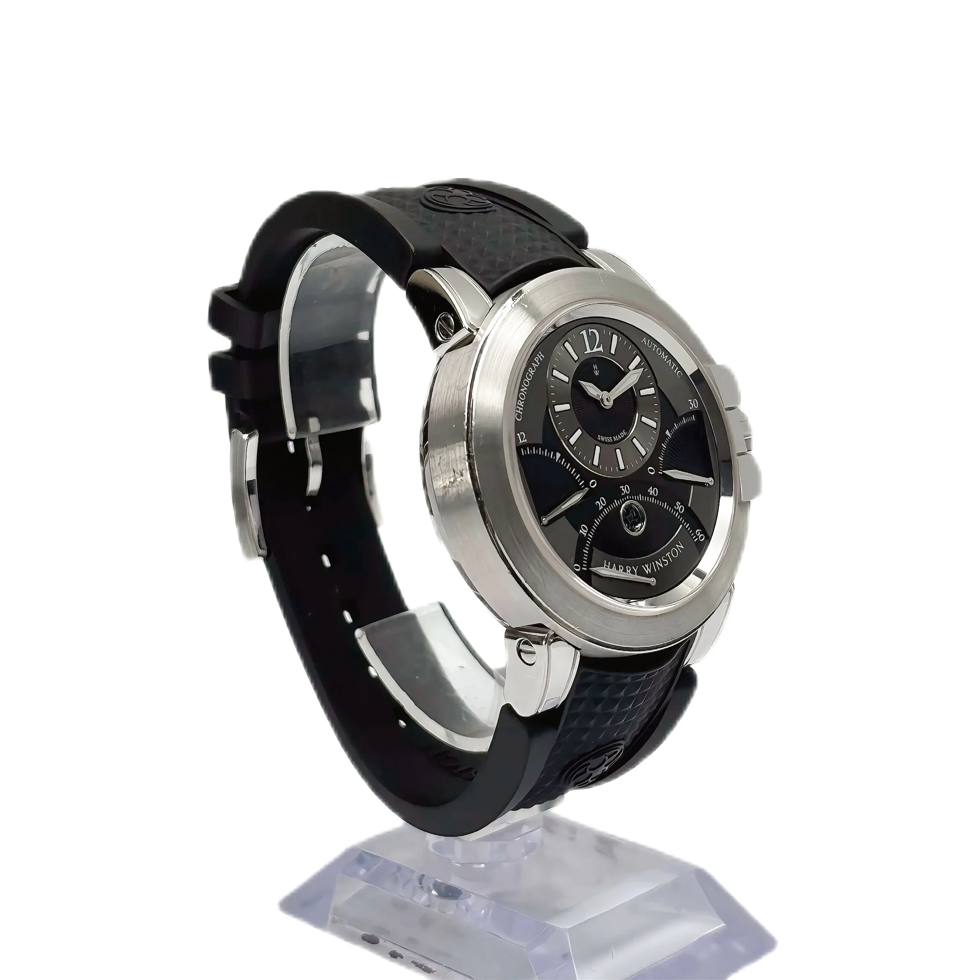 Harry Winston OCEAN TRIPLE RETROGRADE CHRONOGRAPH reference 400/MCRA44W-3 luxury watch — view 2