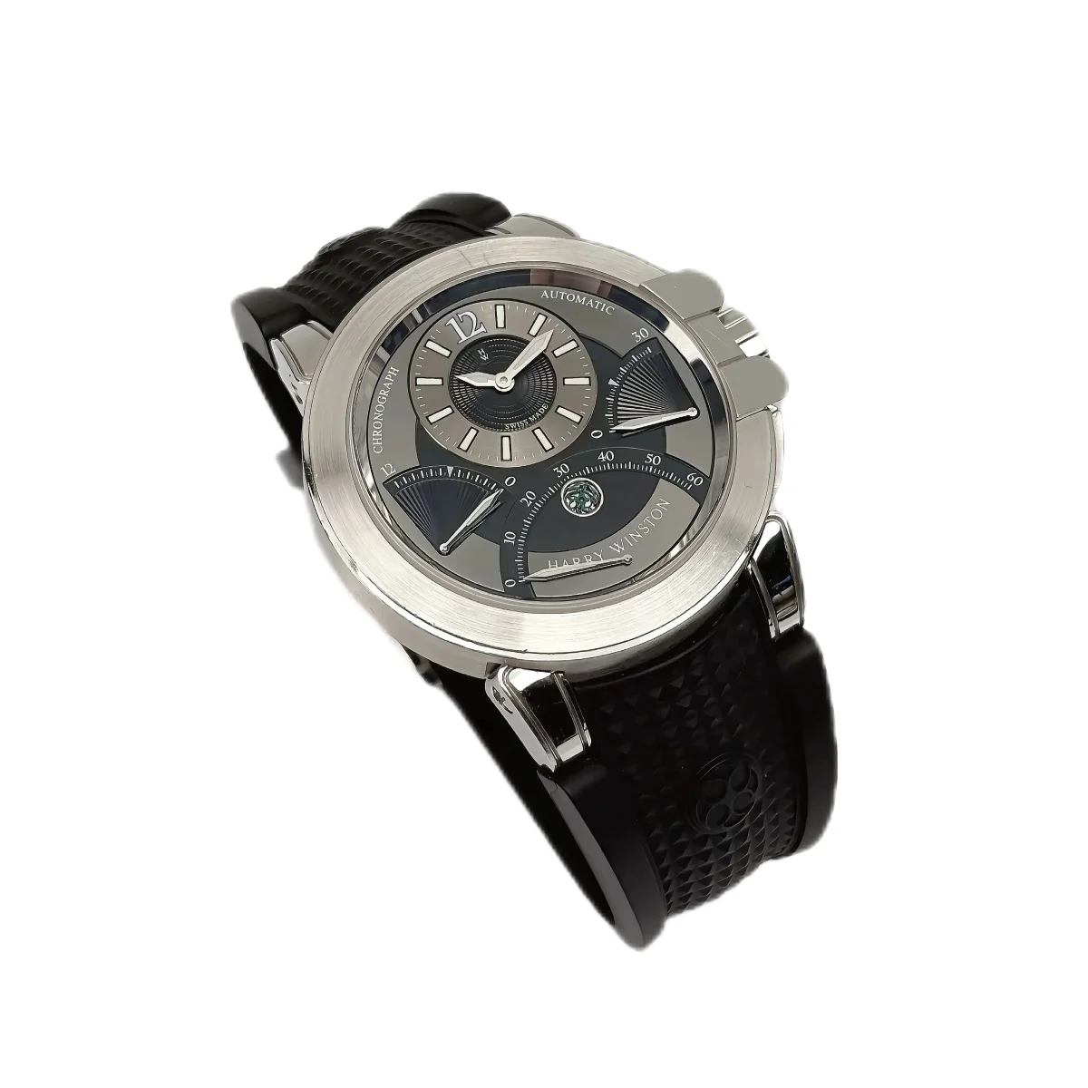 Harry Winston OCEAN TRIPLE RETROGRADE CHRONOGRAPH reference 400/MCRA44W-3 luxury watch — view 3