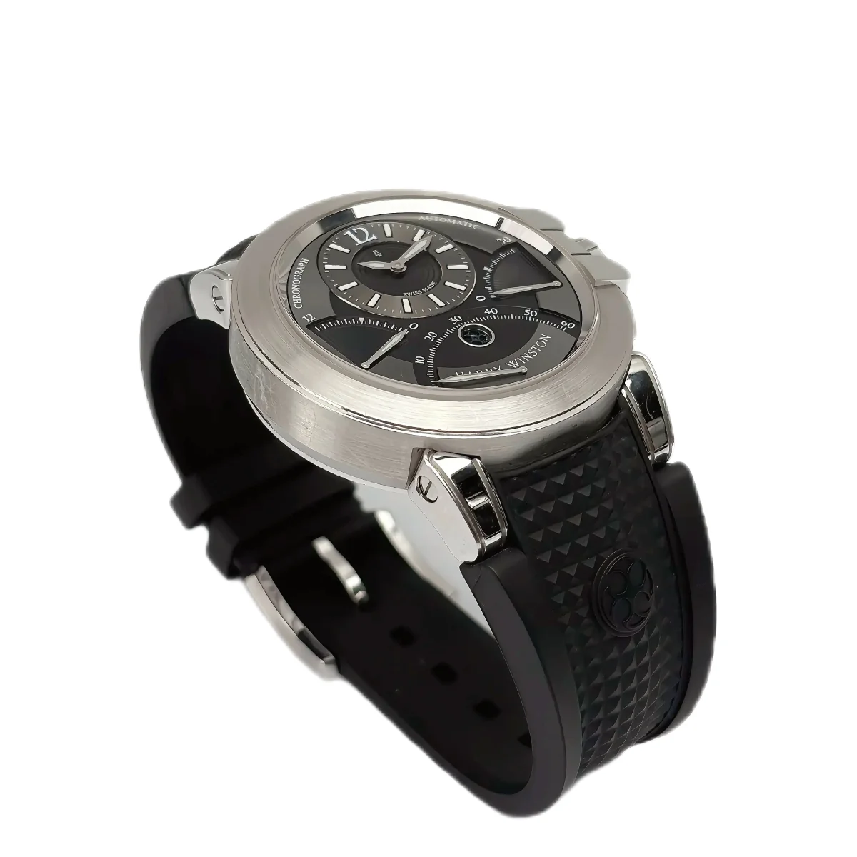 Harry Winston OCEAN TRIPLE RETROGRADE CHRONOGRAPH reference 400/MCRA44W-3 luxury watch — view 4