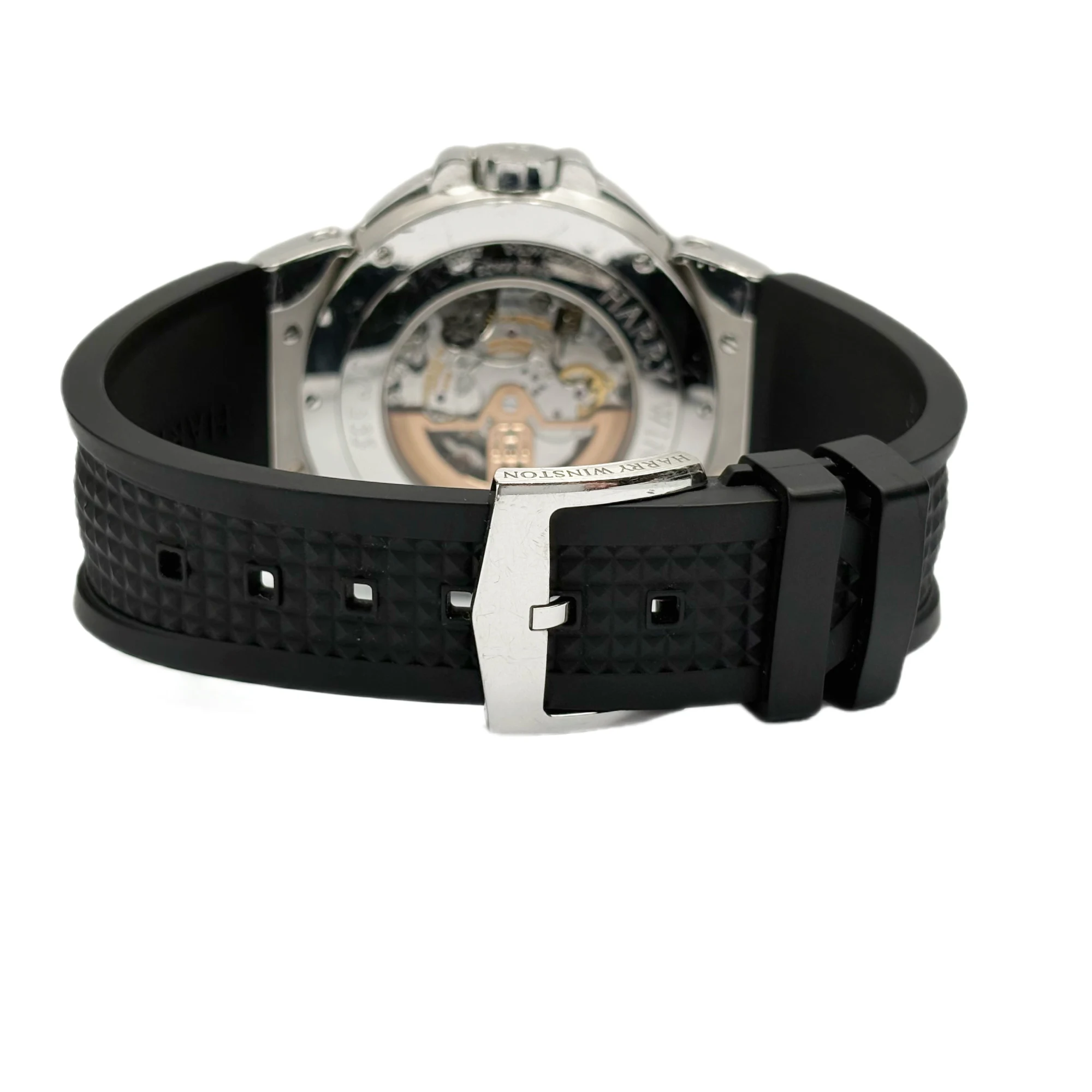 Harry Winston OCEAN TRIPLE RETROGRADE CHRONOGRAPH reference 400/MCRA44W-3 luxury watch — view 5