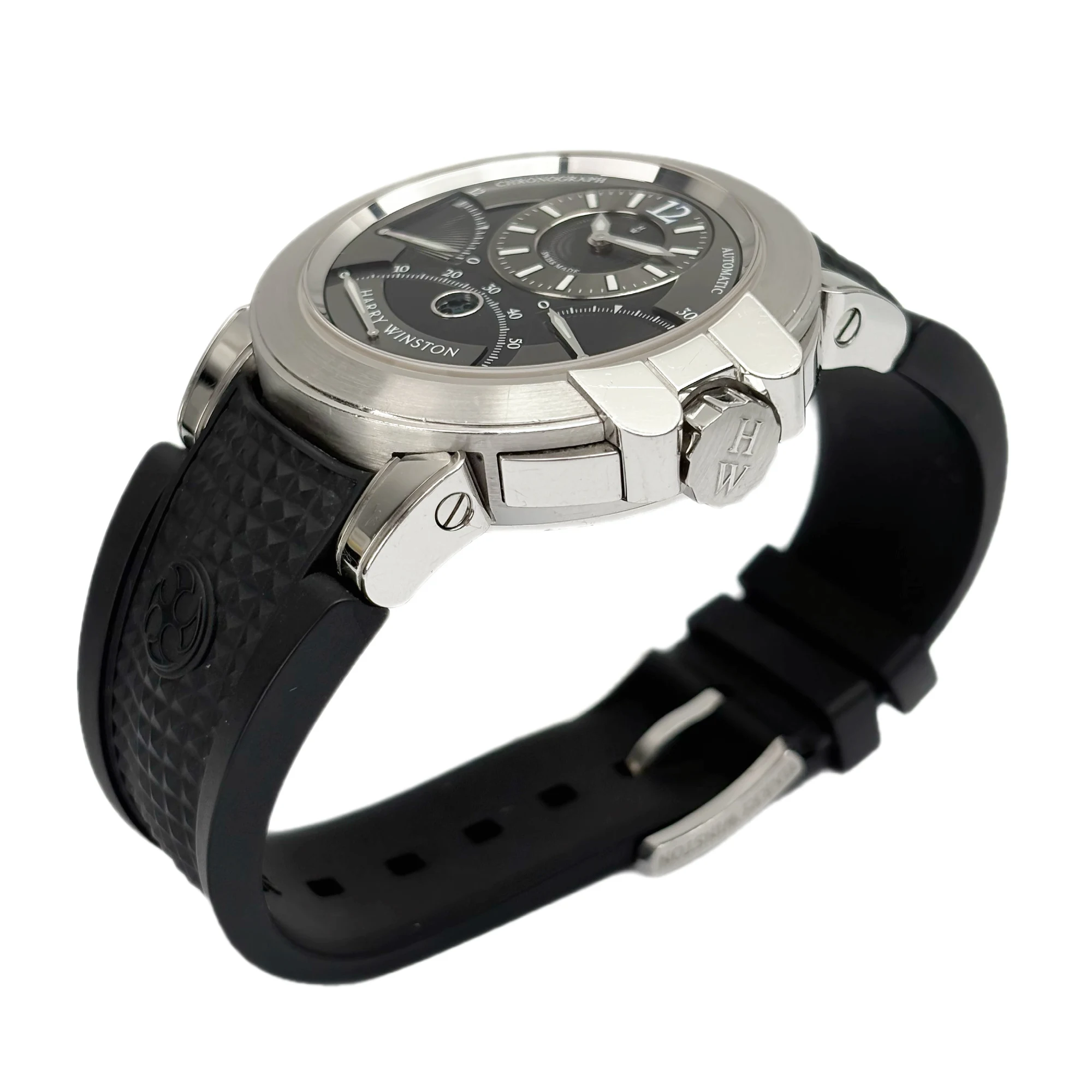 Harry Winston OCEAN TRIPLE RETROGRADE CHRONOGRAPH reference 400/MCRA44W-3 luxury watch — view 6