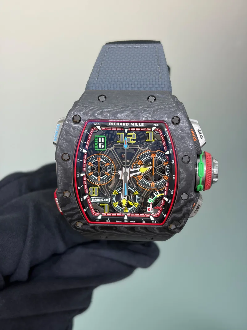 Richard Mille RM 65-01 Automatic Split-Seconds Chronograph – 44.5 × 49.9 mm Carbon – view 5