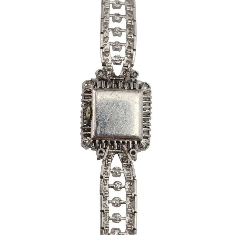 Vintage Ebel Diamond-Set Jewellery Watch – 21.3 × 21.3 mm White Gold – view 2