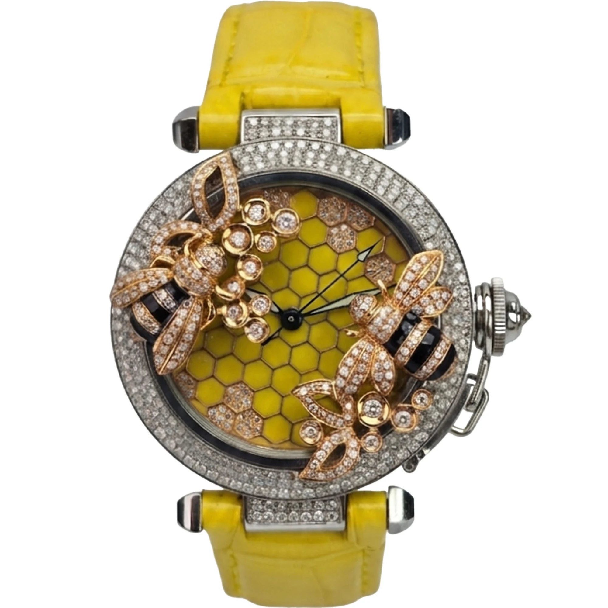 Cartier Pasha C Custom Bumblebee 2475 — вид спереди