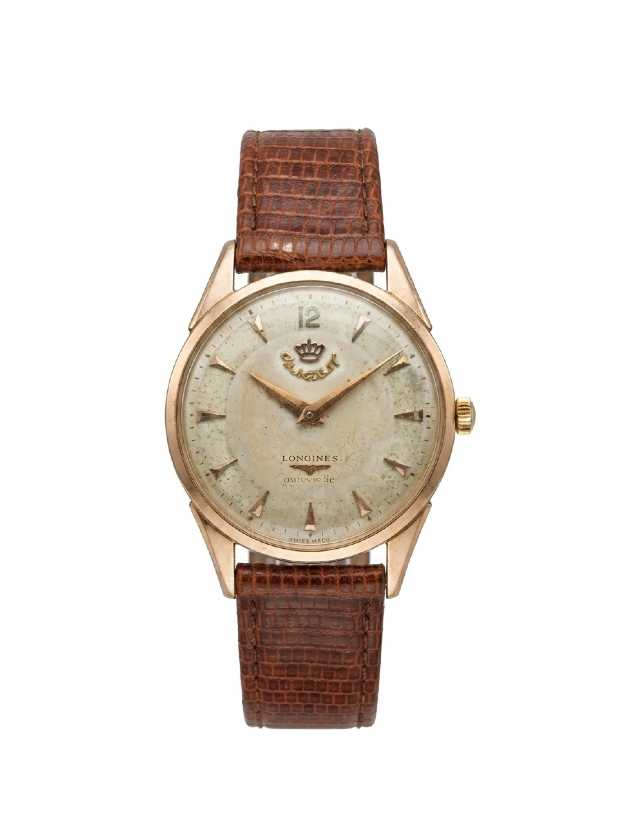 Longines Jordanian Crown – King Hussein Bin Talal Ref. 8008-1 luxury watch — front view
