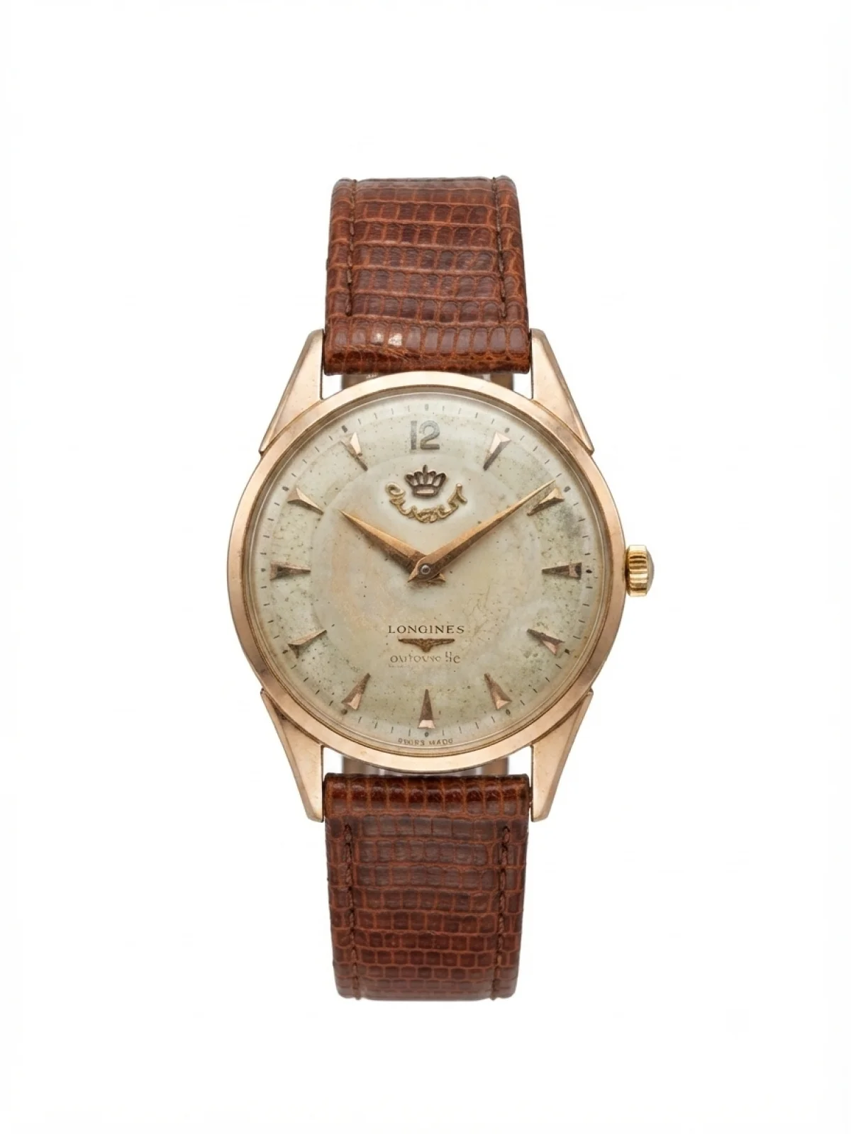 Longines Jordanian Crown – King Hussein Bin Talal Ref. 8008-1 luxury watch — front view