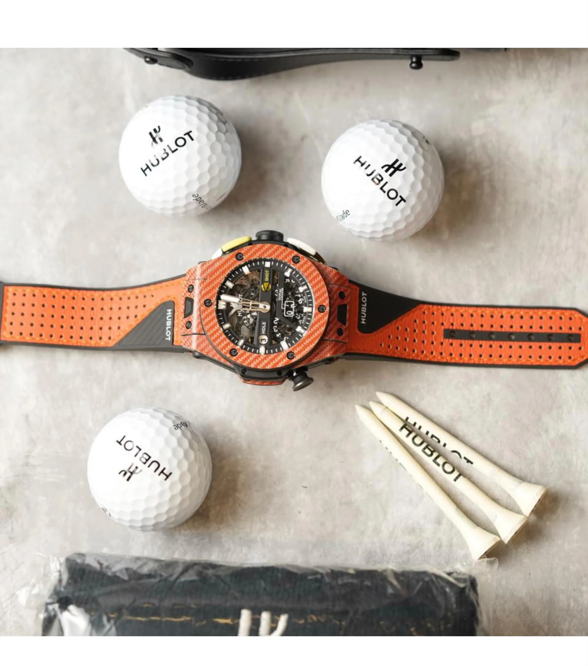 Hublot Big Bang Unico Golf Orange Carbon 45mm Ref. 416.YO.1120.VR — gallery view 6