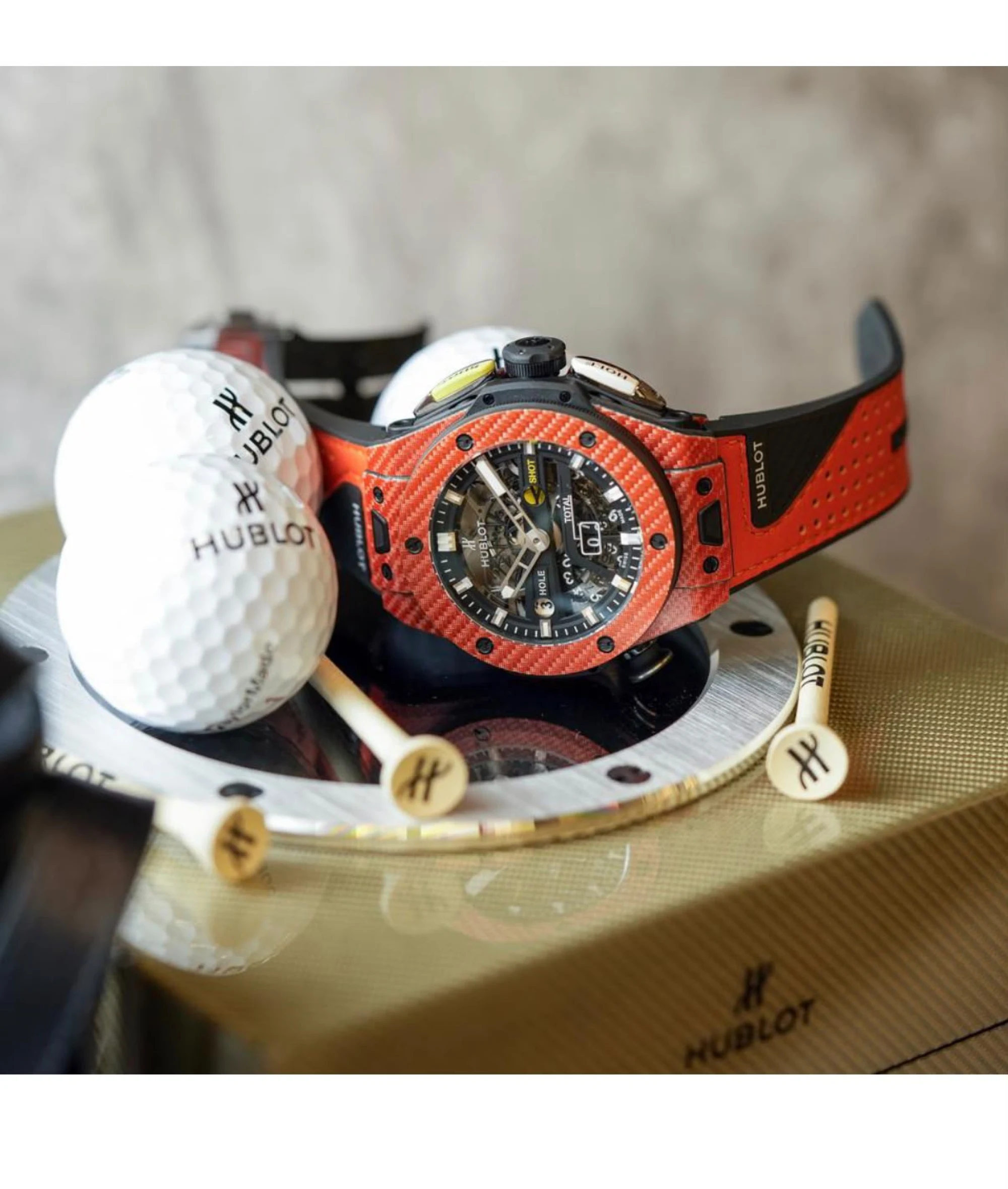 Hublot Big Bang Unico Golf Orange Carbon 45mm Ref. 416.YO.1120.VR — gallery view 7
