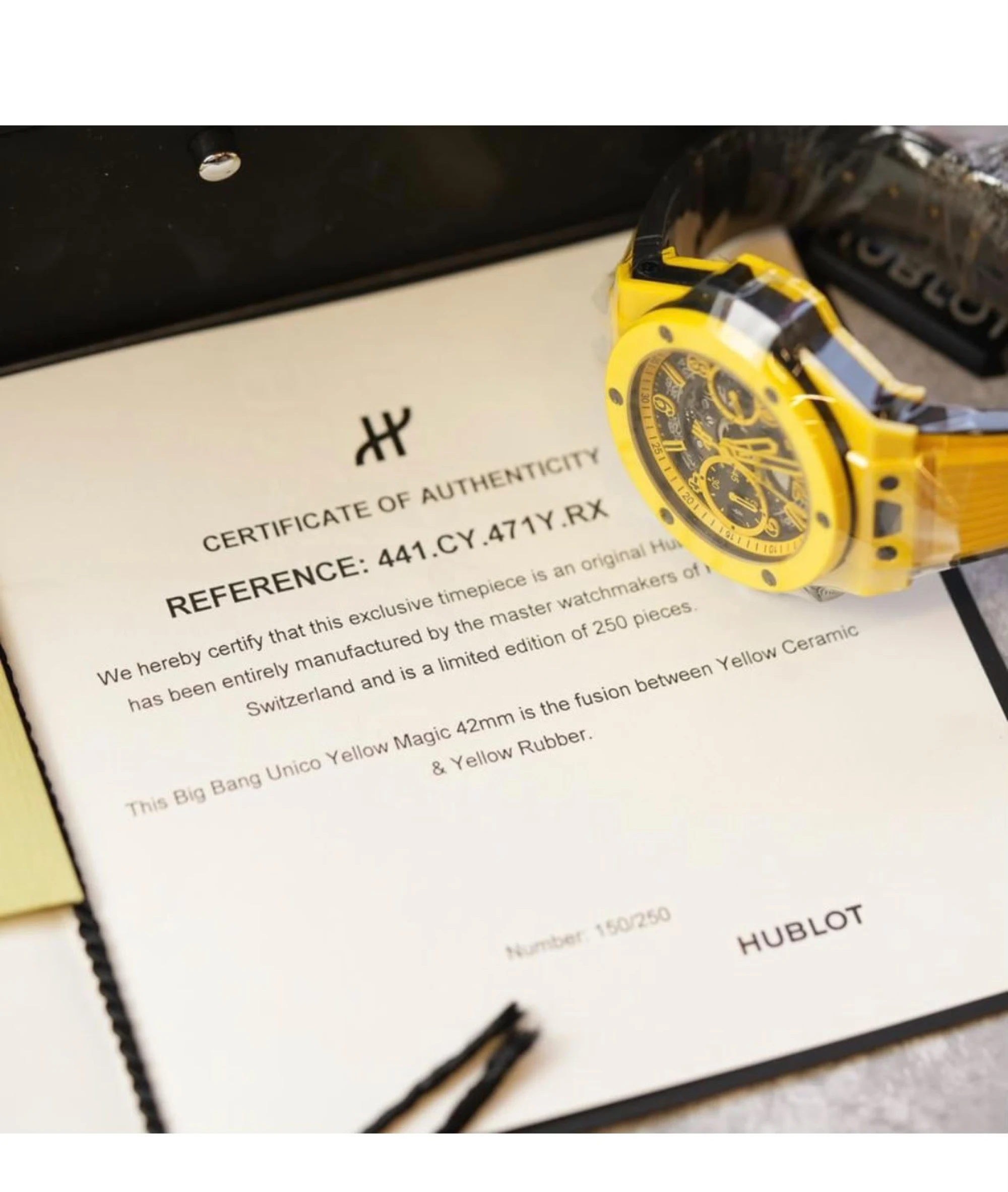Hublot Big Bang Unico Yellow Magic 42 мм 441.CY.471Y.RX — редкое лимитированное издание — фото 6
