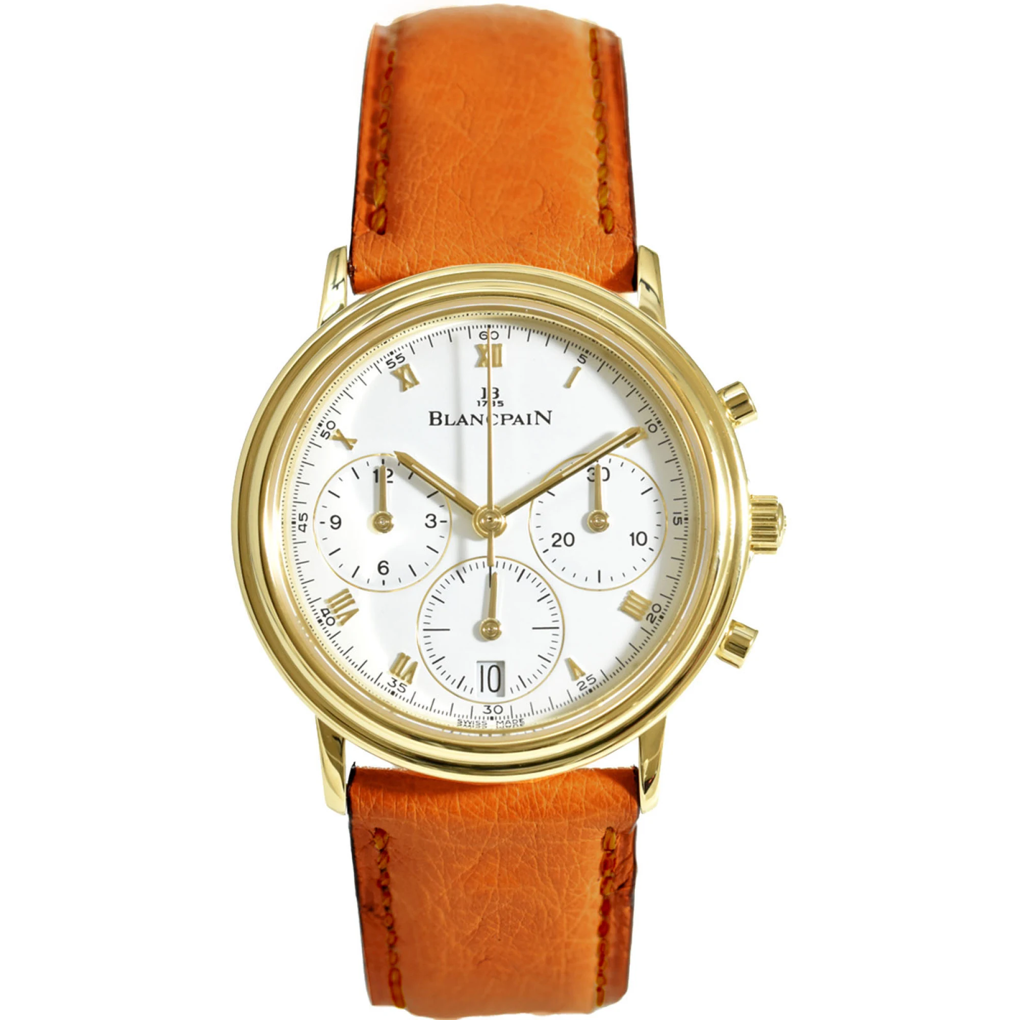 Blancpain Villeret Chronograph Ref. 1185-1418-55 luxury watch — front view