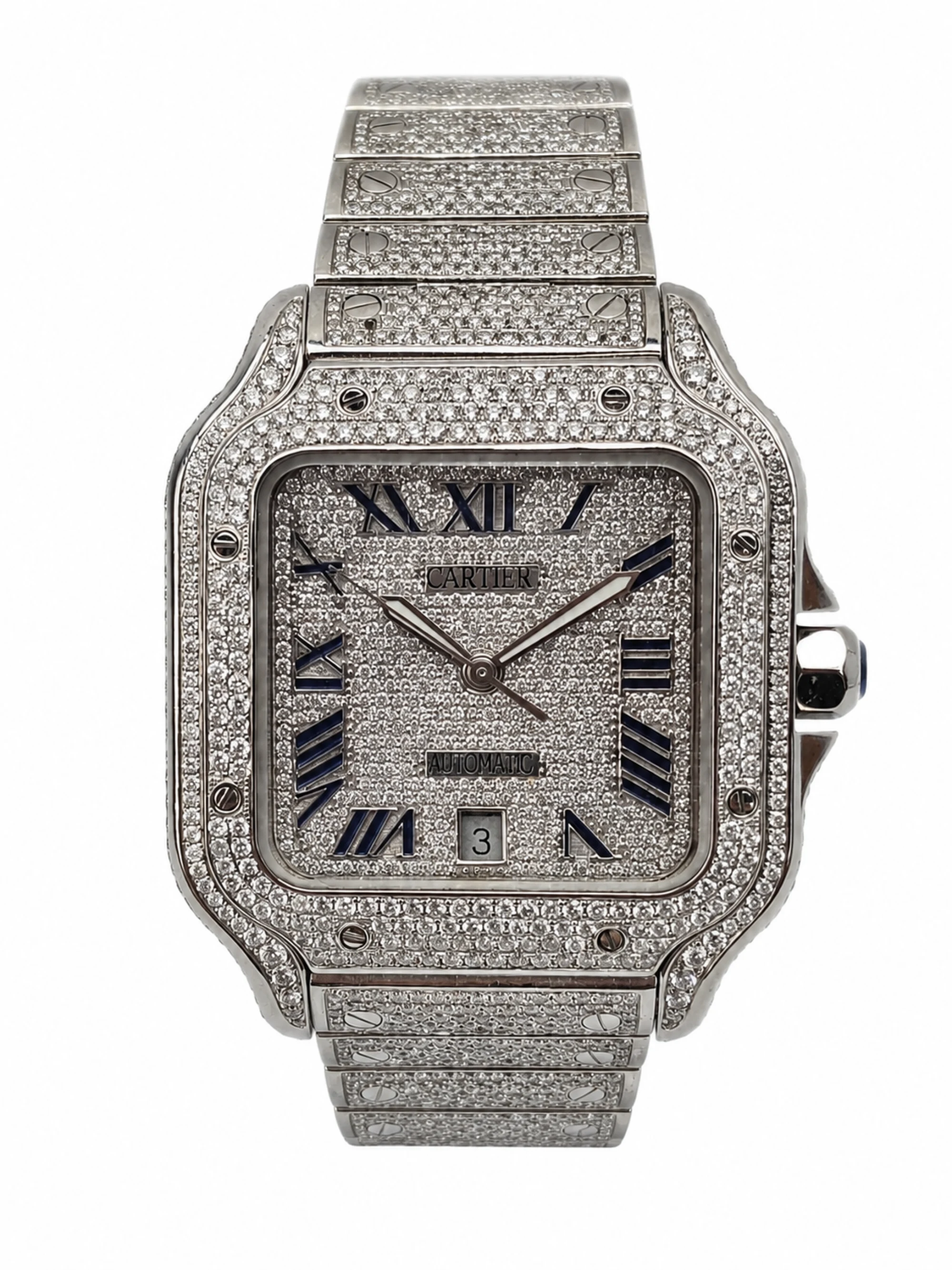 Cartier Santos Ref. 4072 — front view