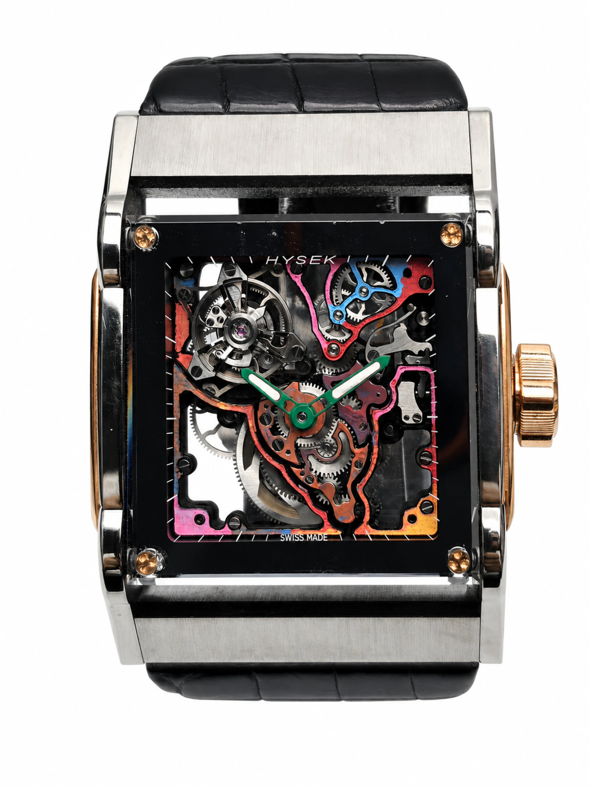 Hysek Furtif Skeleton Tourbillon Ref. FU02 T00 M02 luxury watch — front view