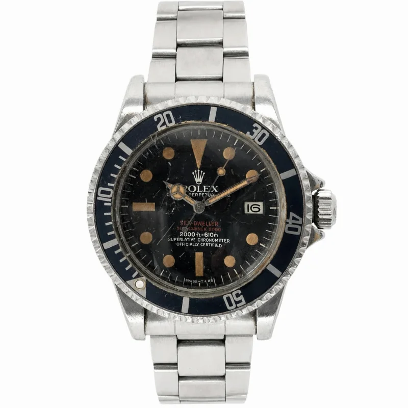 Rolex Sea-Dweller 1665 'Double Red' – Asprey Caseback Engraving, Vintage 40 mm Steel
