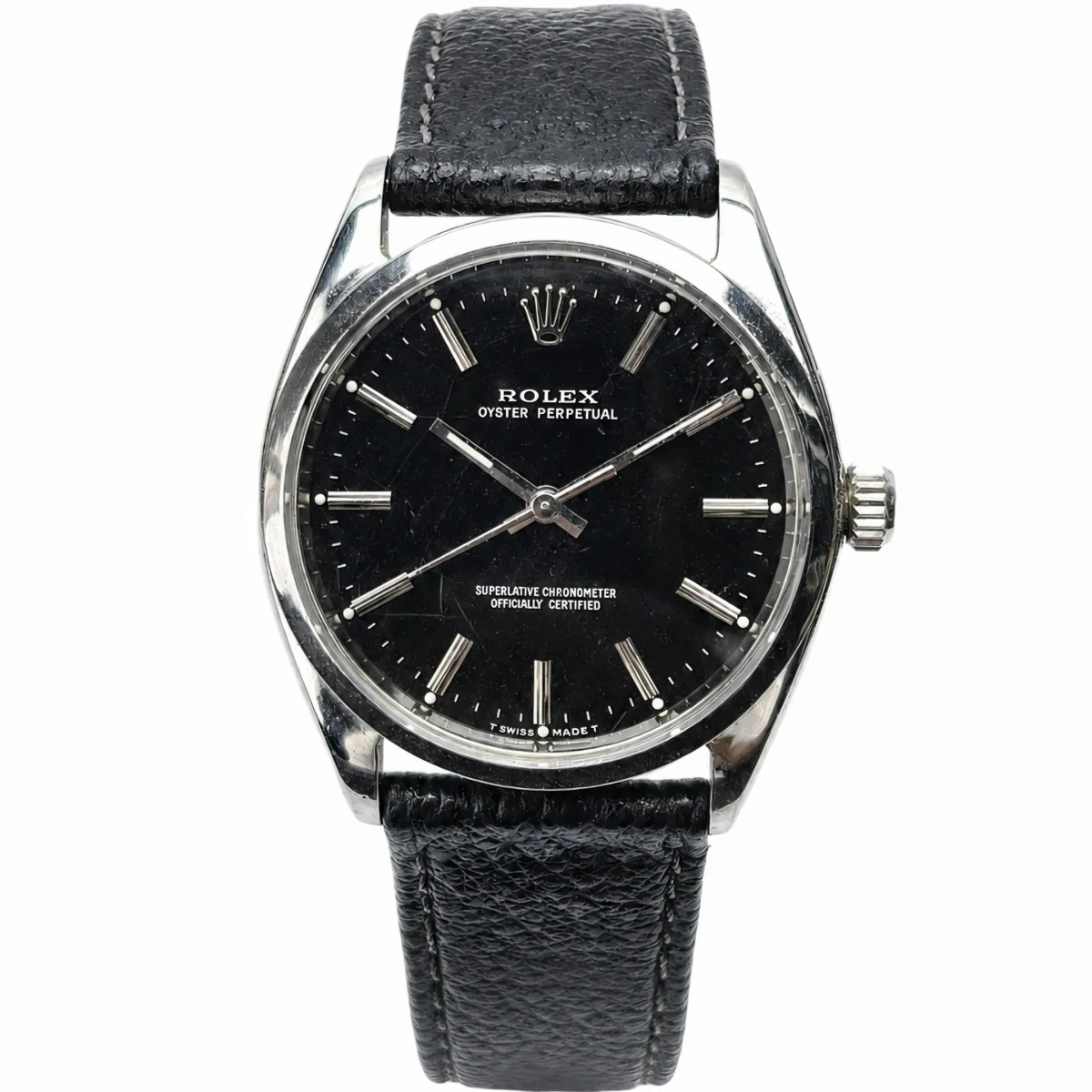 Rolex Oyster Perpetual ref. 1002 — особая винтажная модель — вид спереди