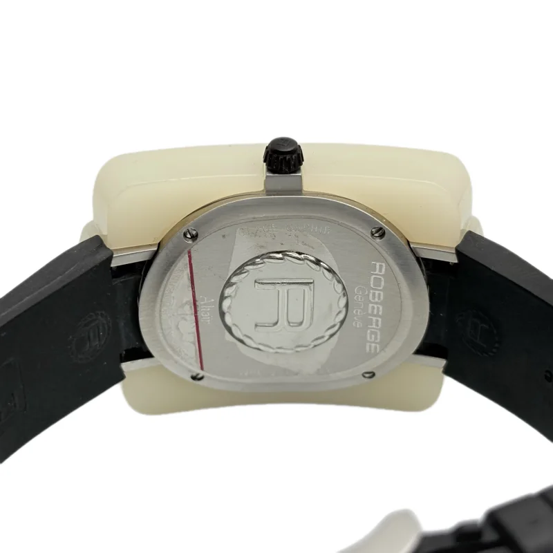 Robergé White Acetate Gem-Set – 34 mm Steel – view 5