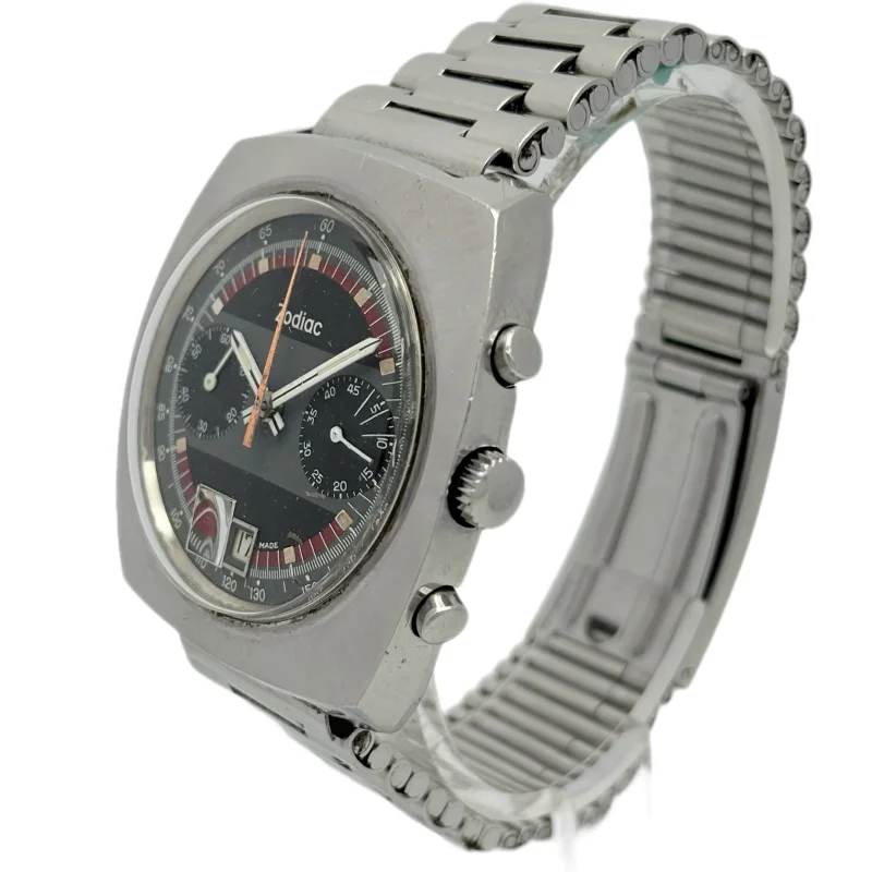Vintage Zodiac Valjoux Chronograph 7734 – 40 × 43 mm Steel – view 2