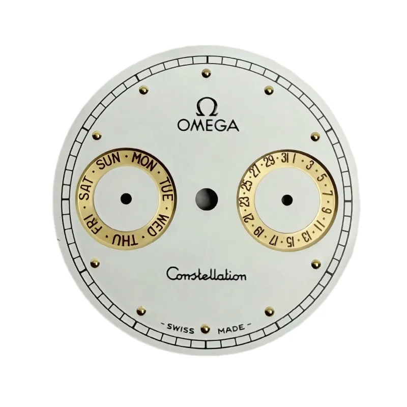 Omega Constellation Dial – White, 25 mm