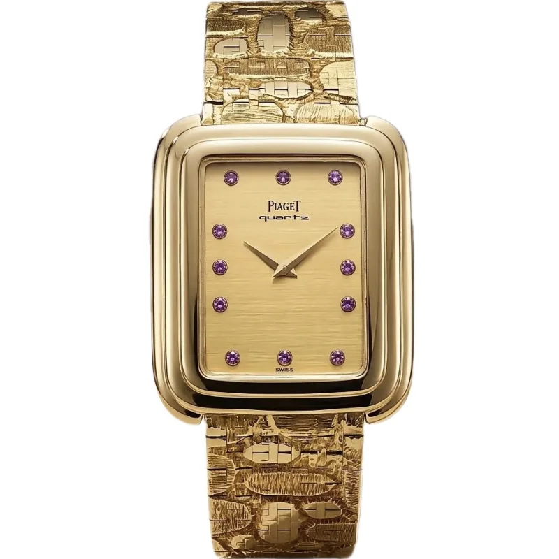 Vintage Piaget Protocole 74125 – 28 × 34 mm Yellow Gold