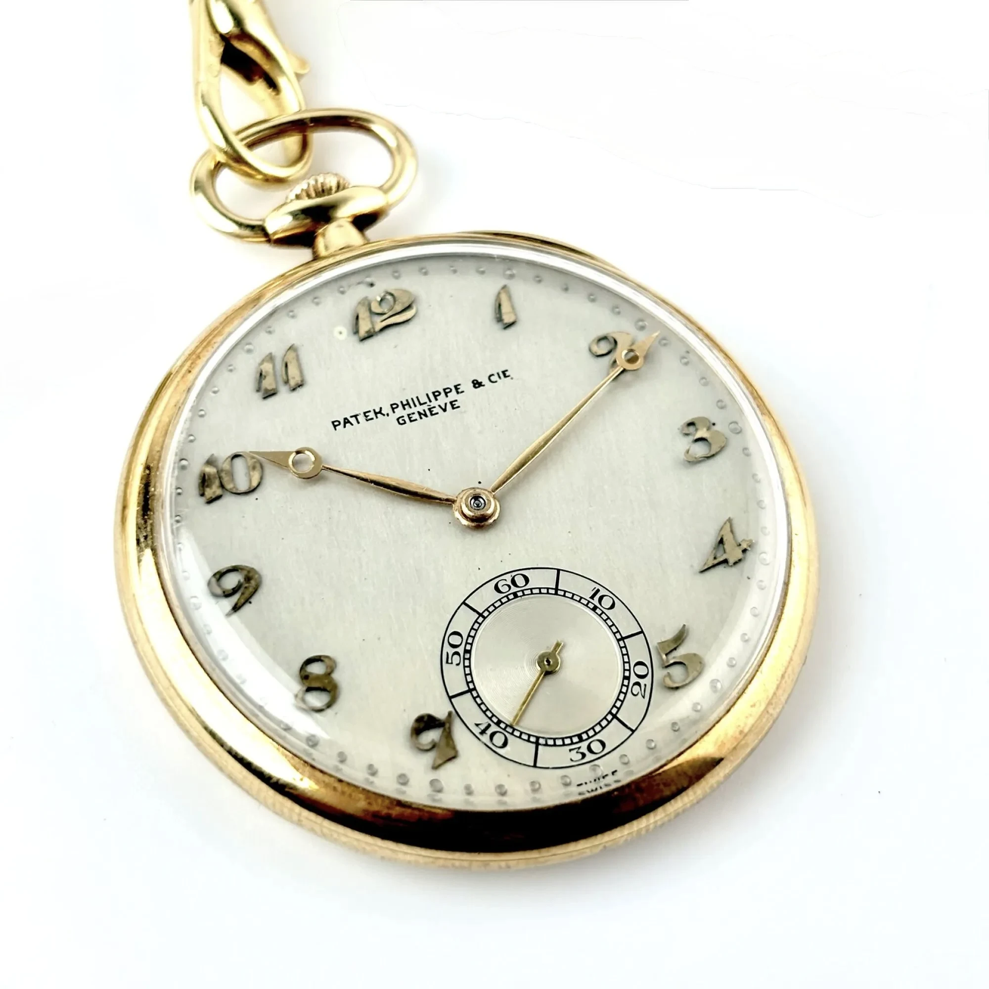 باتيك فيليب Pocket Watch 417760 – ذهب أصفر 44 مم · قرص فضي — الصورة 6