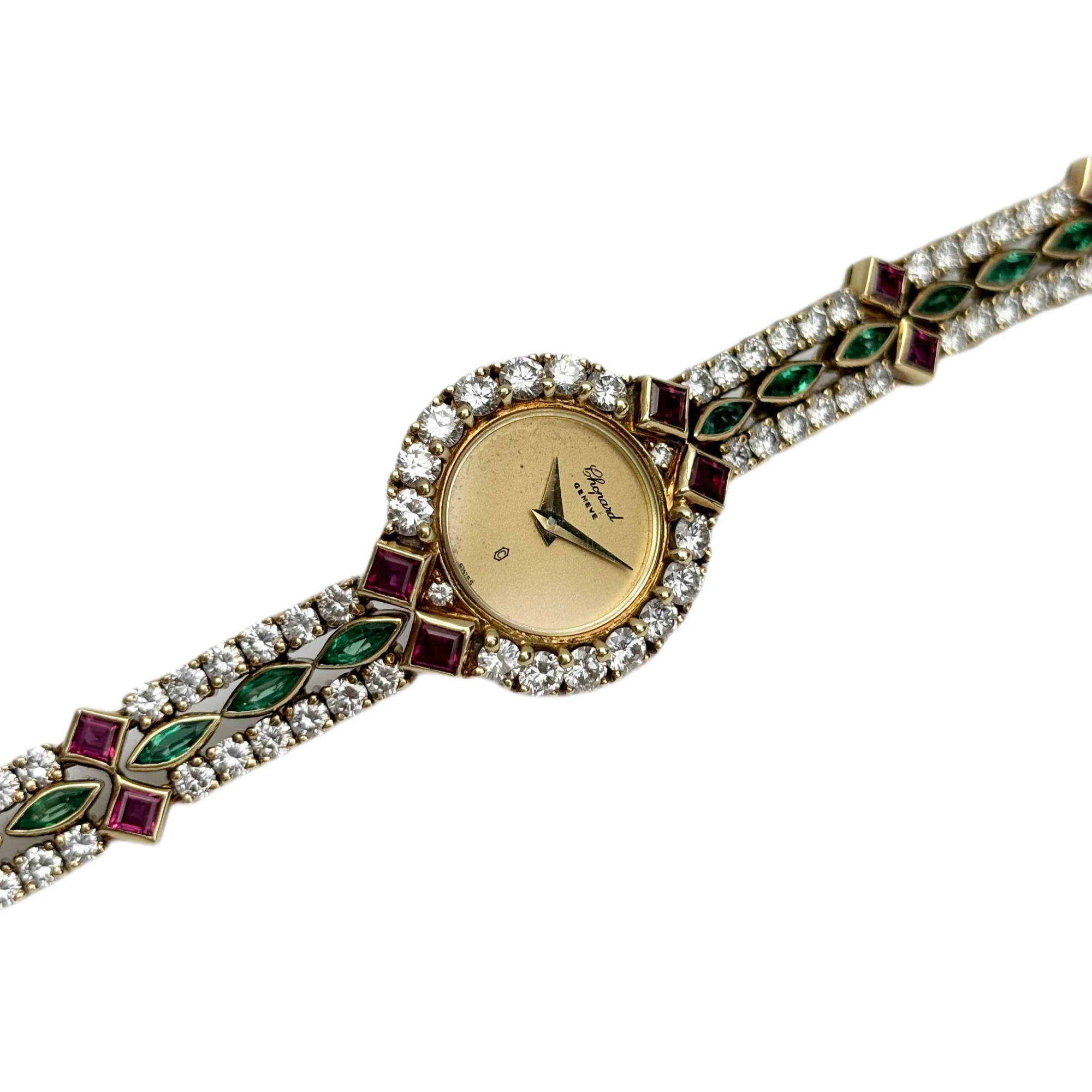 Vintage Chopard Diamonds 4053 – 18 mm Yellow Gold — gallery view 7