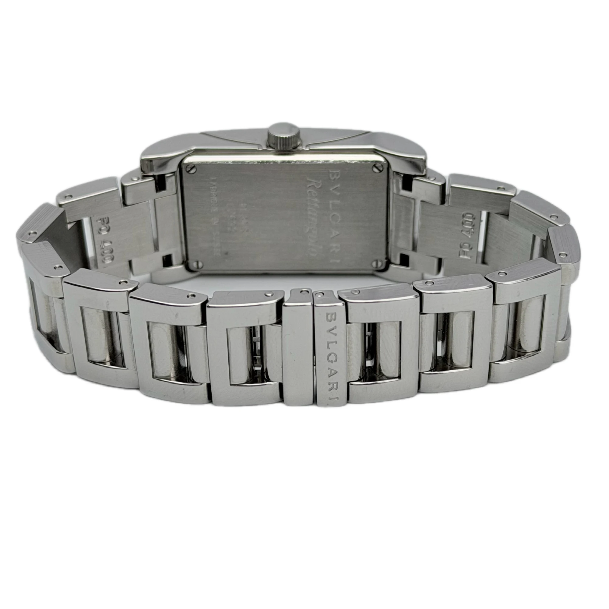 Bvlgari Rettangolo RT39S – 20.7 × 38.5 mm Steel — gallery view 5