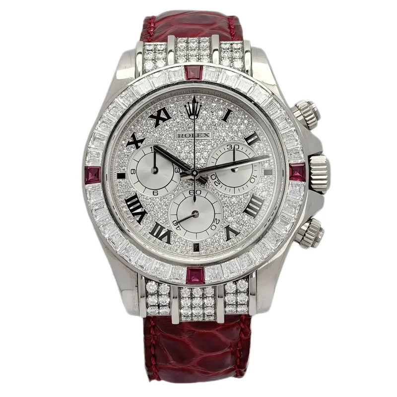 Rolex Daytona 116599 White Gold – Ruby-Set, K Serial