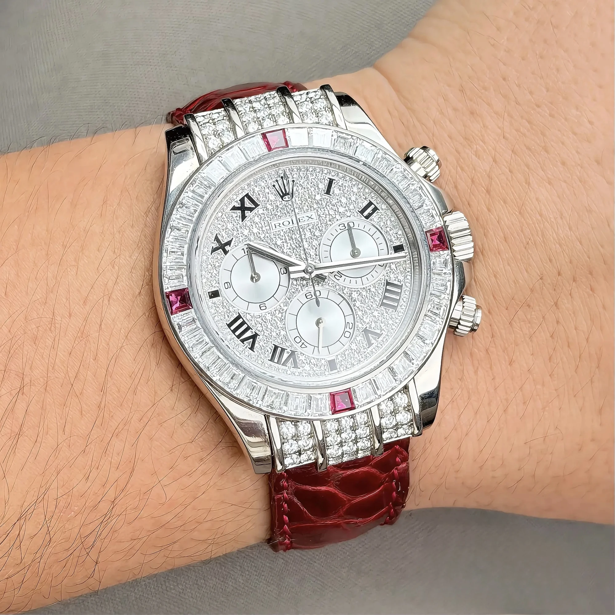 Rolex Daytona 116599 White Gold – Ruby-Set, K Serial — gallery view 2