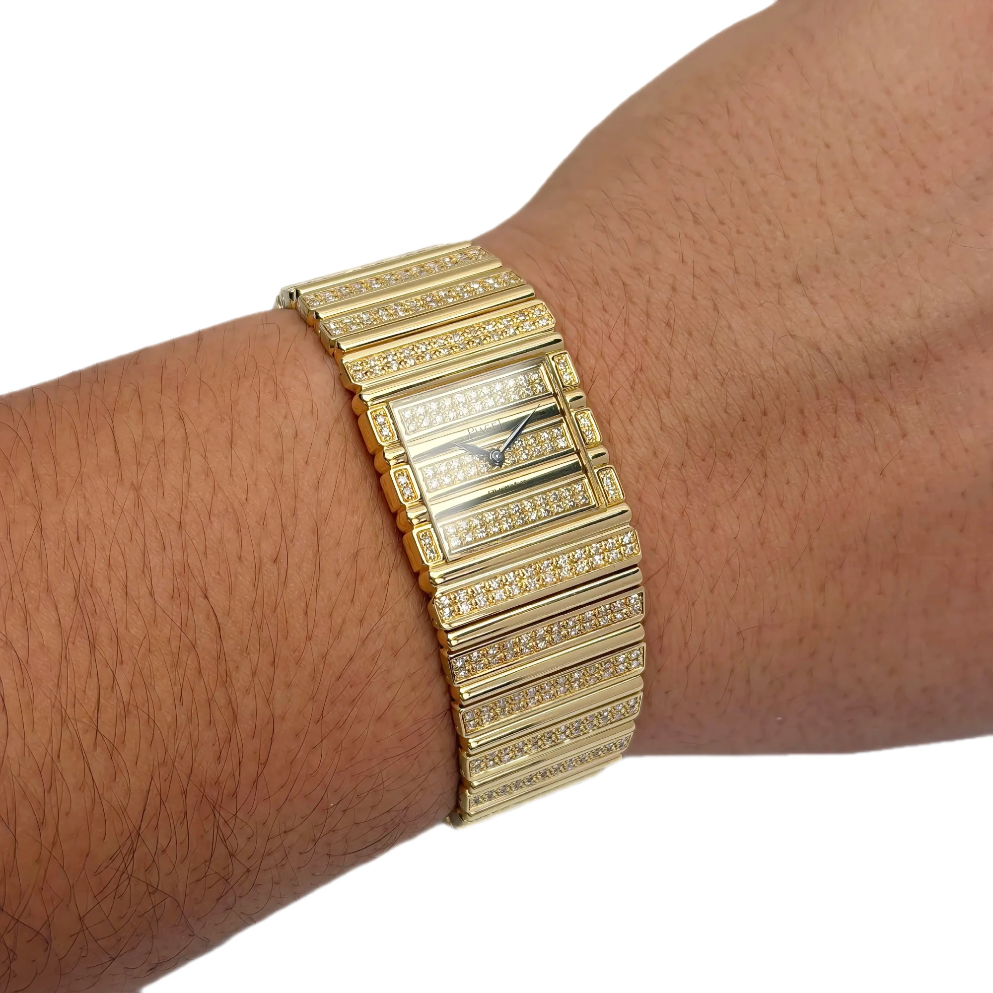 Piaget Polo 7131 C725 – Diamond-Set Yellow Gold — gallery view 10