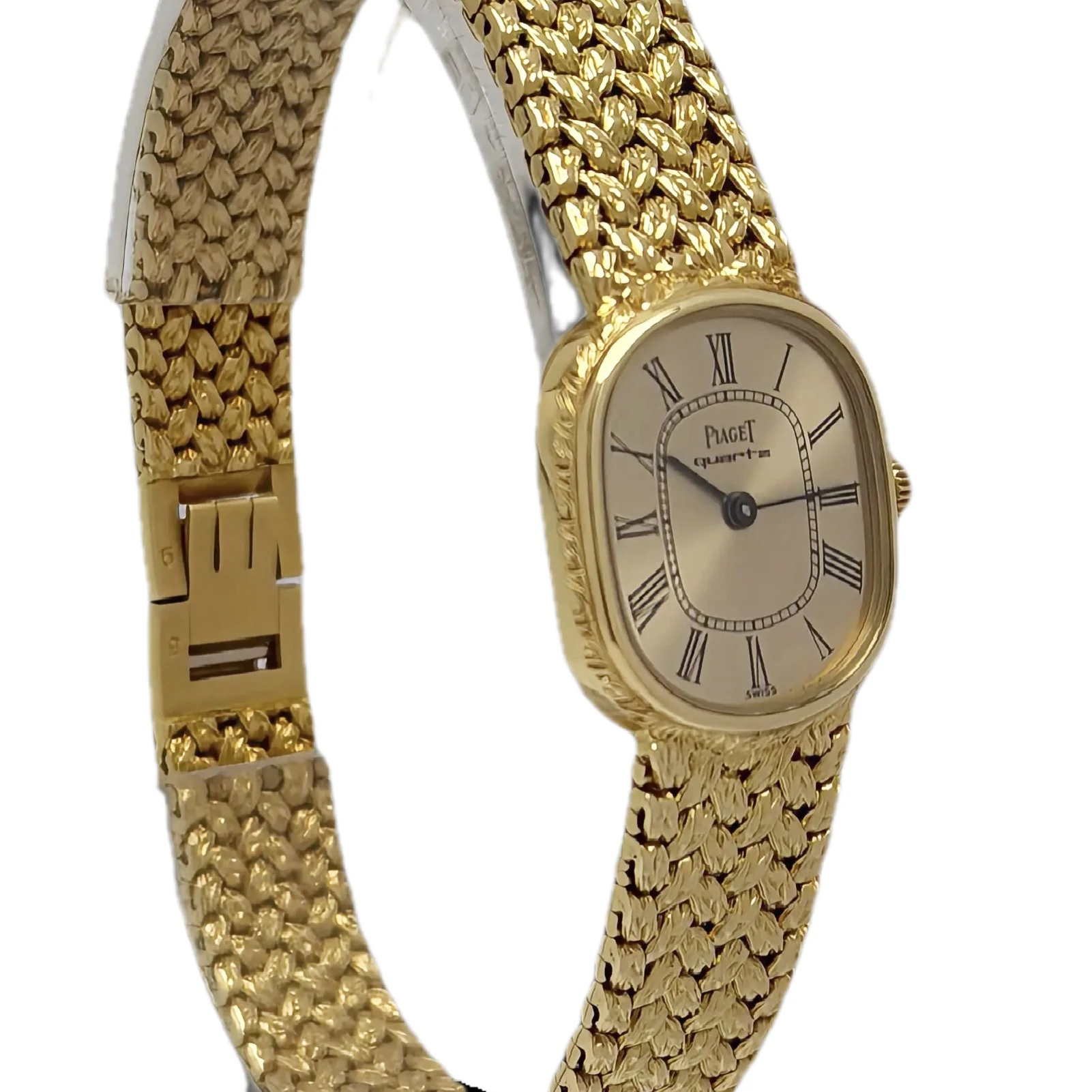 Vintage Piaget Ellipse 8968 – 1970s Yellow Gold with Box & Papers — gallery view 4