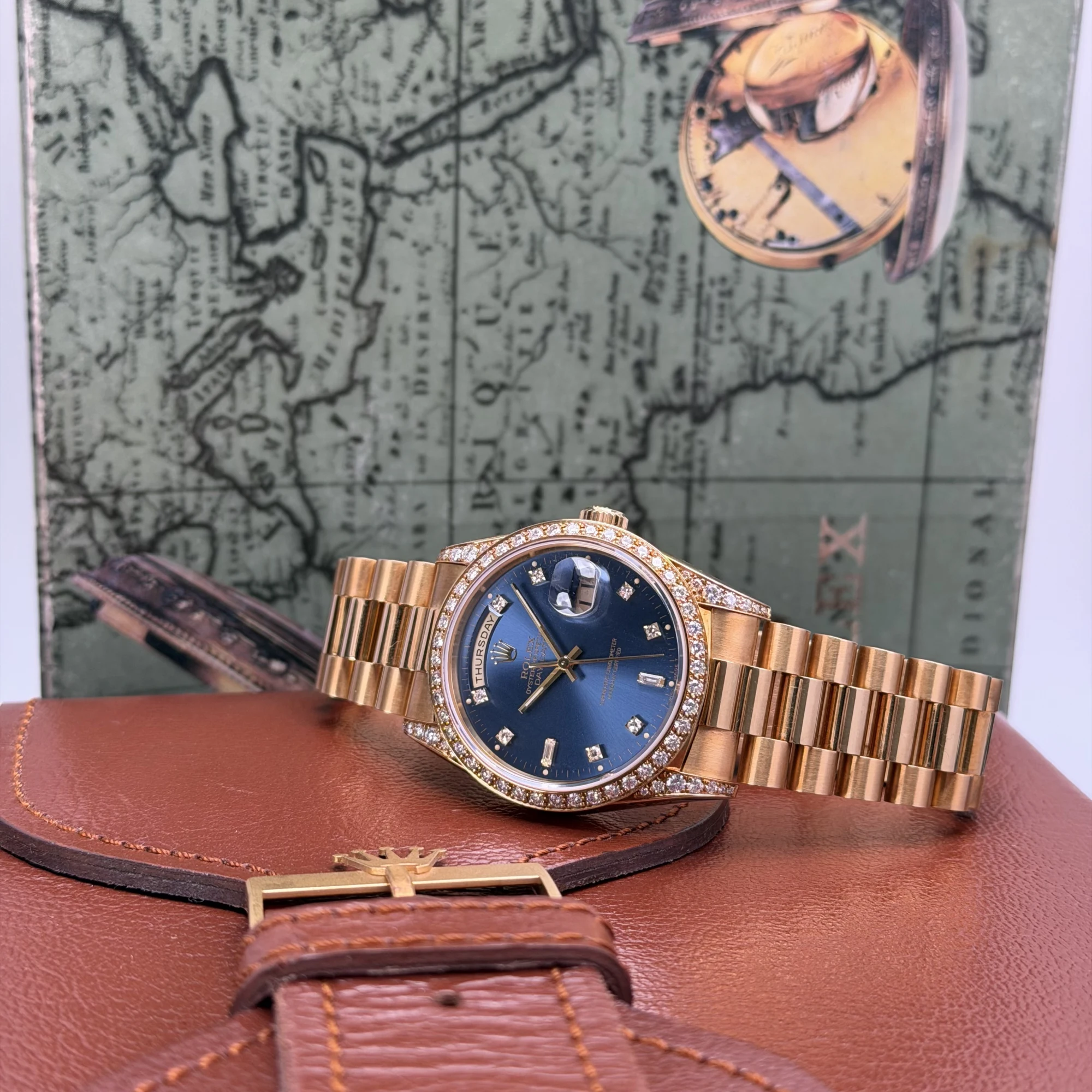 Rolex Day-Date 18388 Sultan Qaboos Emblem – 1991, 36 mm Yellow Gold — gallery view 5