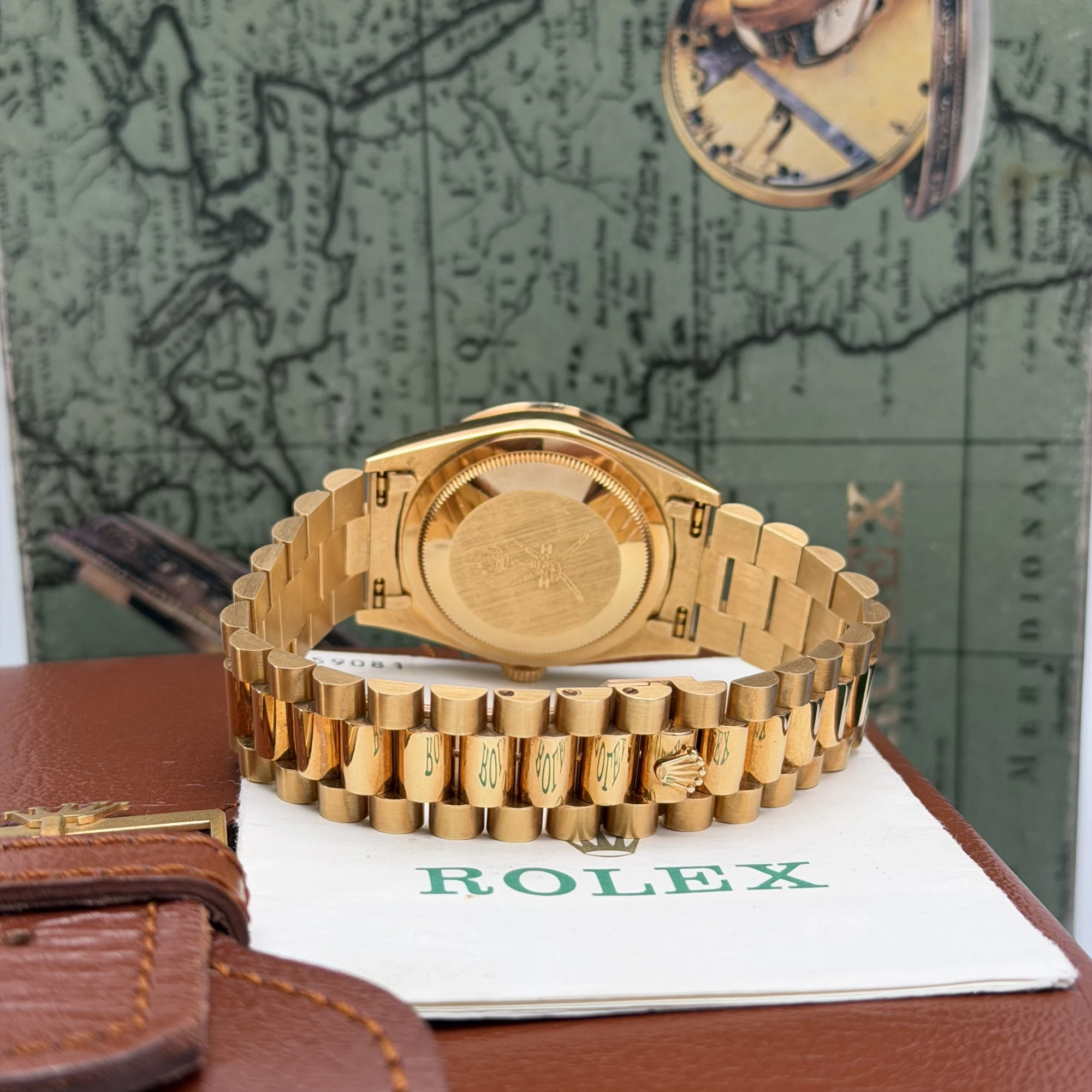 Rolex Day-Date 18388 Sultan Qaboos Emblem – 1991, 36 mm Yellow Gold — gallery view 6