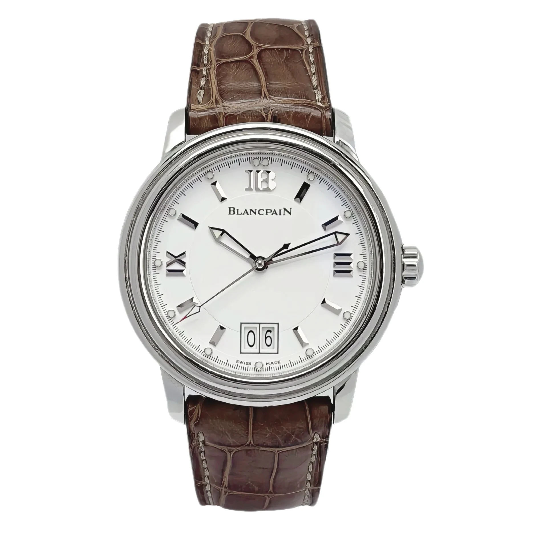 Blancpain Léman Big Date 2150112771 – 38 mm Steel — front view