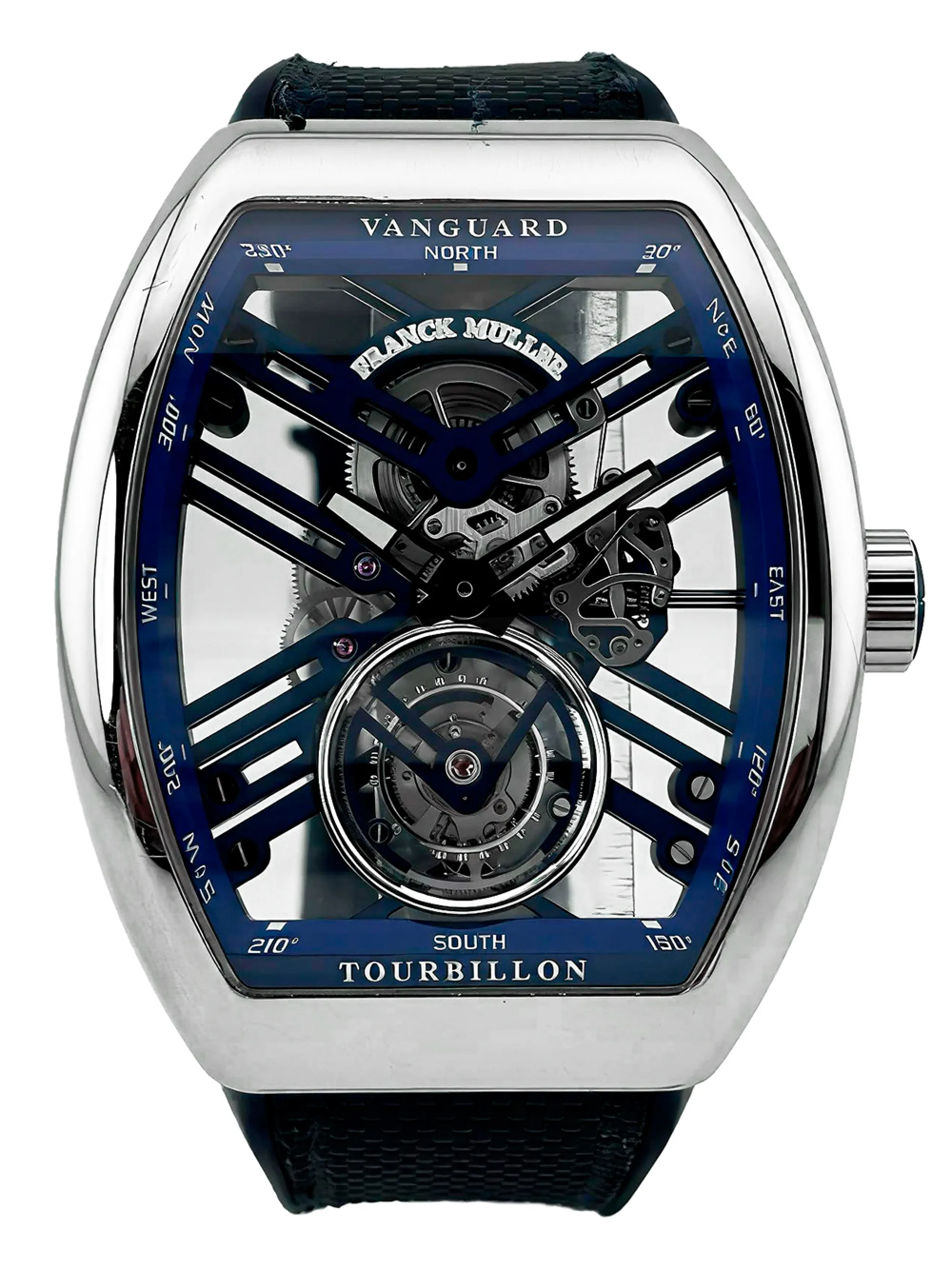 Franck Muller Vanguard Tourbillon SK BL, V-45-T-SQT-BR-BL-TT-SK-BL