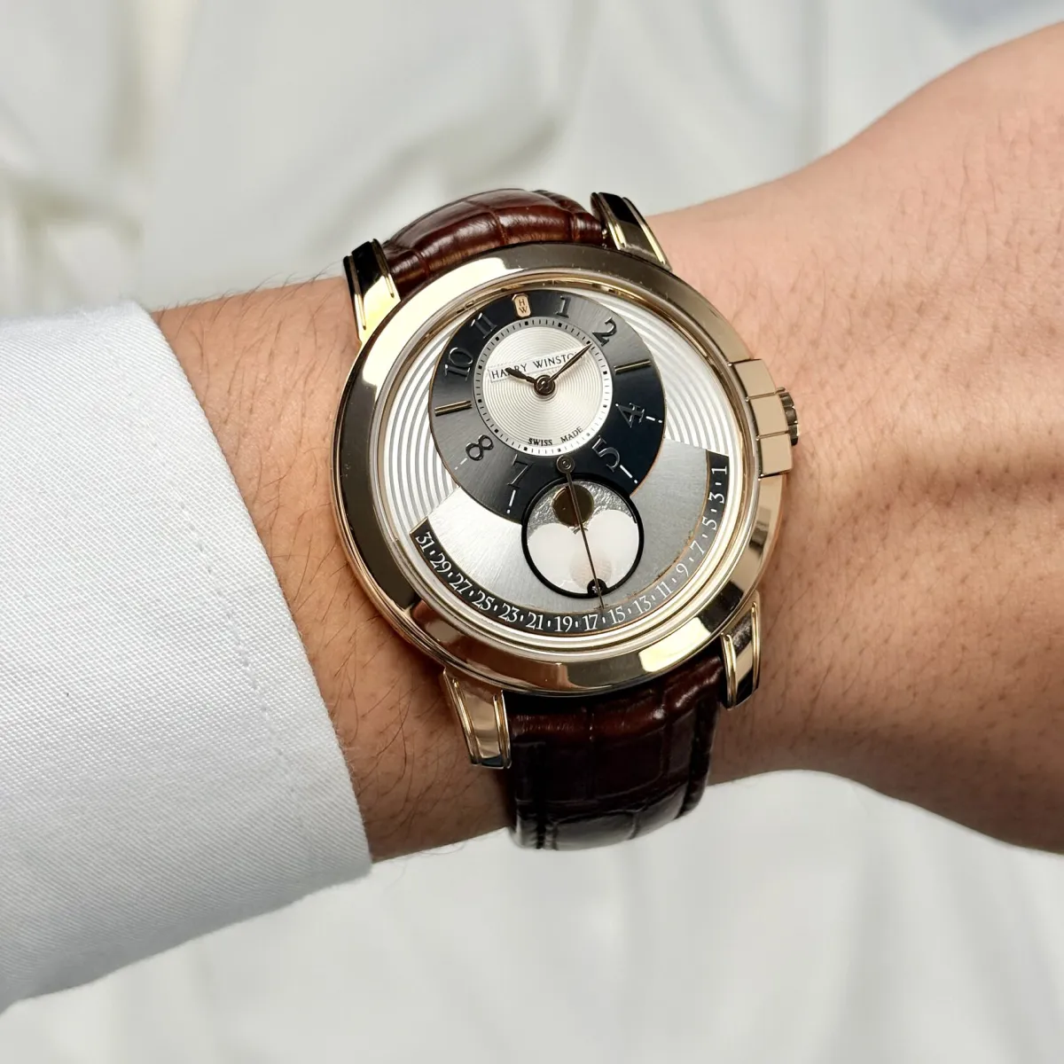 Harry Winston Midnight Big Date MIDABD42RR001