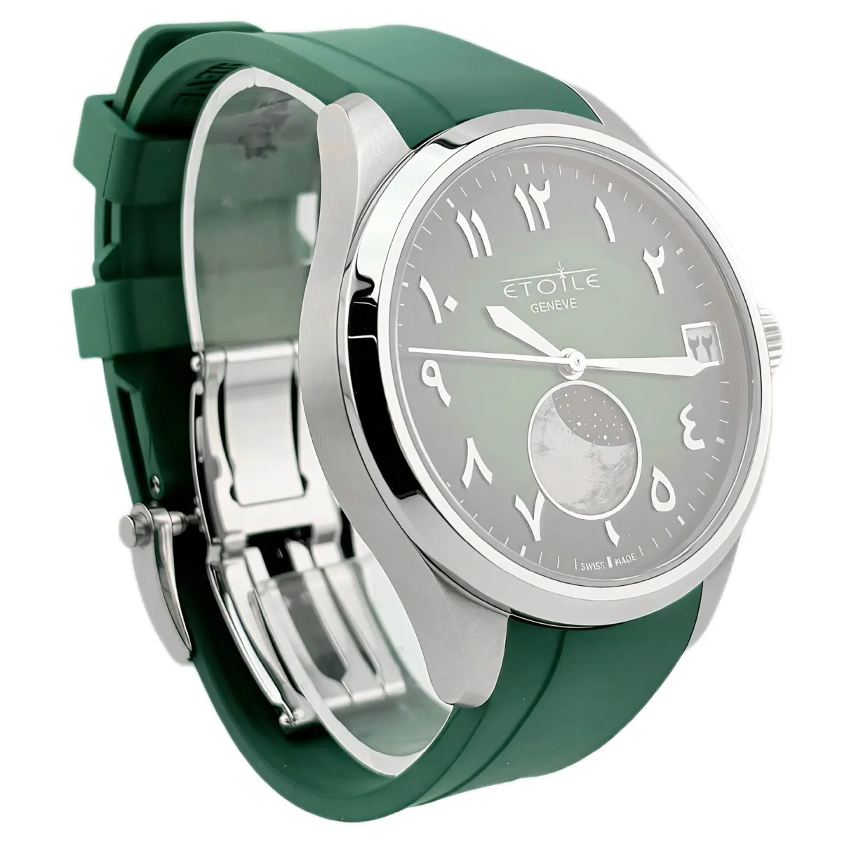 Etoile HIJRI WATCH FULL MOON ISLAMIC CALENDAR GREEN