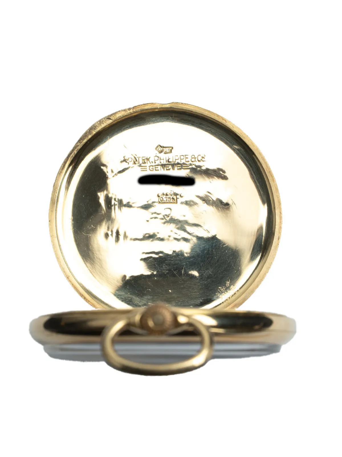 Patek Philippe Pocket Watch 417760 – 44 mm Yellow Gold · Silver dial – view 3